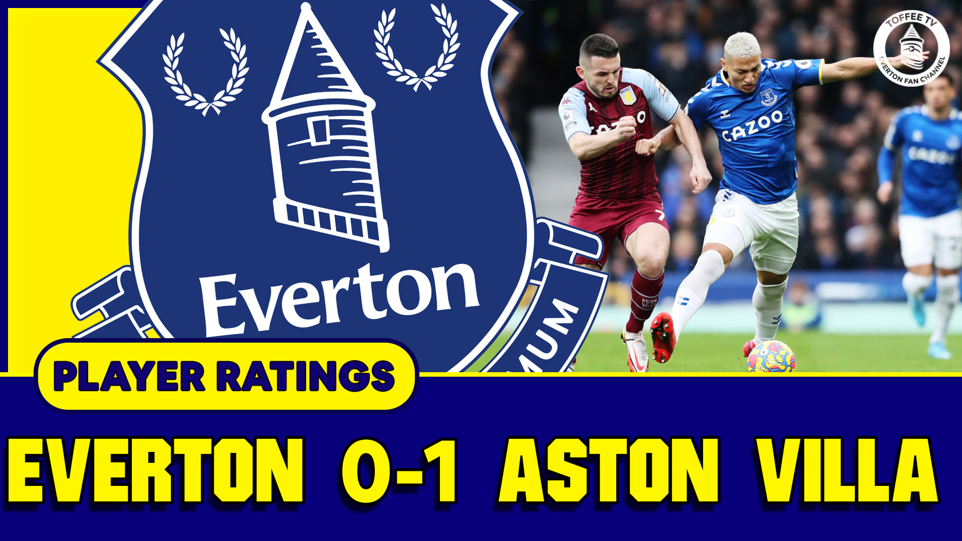 Featured image for “Everton 0-1 Aston Villa | Player Ratings”