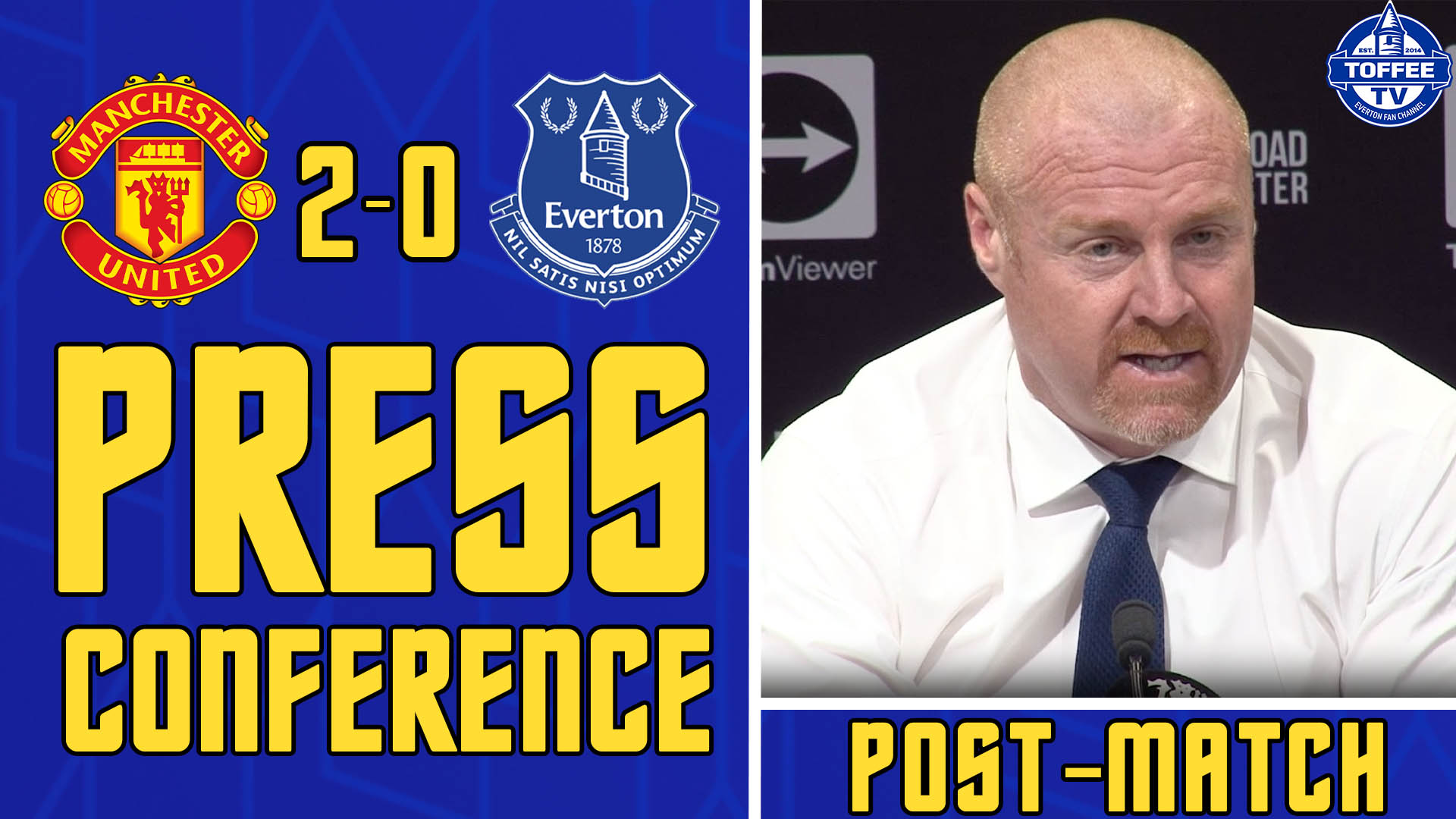 Featured image for “VIDEO: Manchester United 2-0 Everton | Sean Dyche’s Reaction”