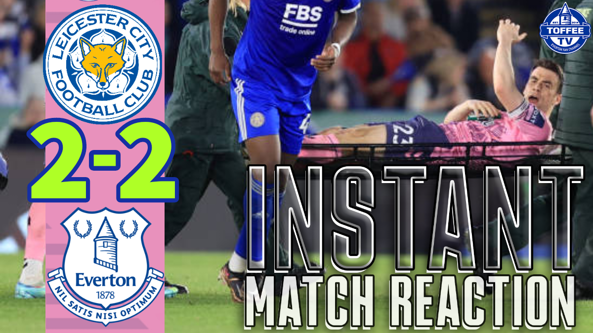 Featured image for “VIDEO: Leicester City 2-2 Everton | Match Reaction”