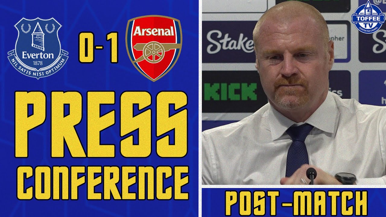 Featured image for “VIDEO: “I Can’t Work Out How We Don’t Get A Penalty” | Everton 0-1 Arsenal | Sean Dyche’s Press Conference”