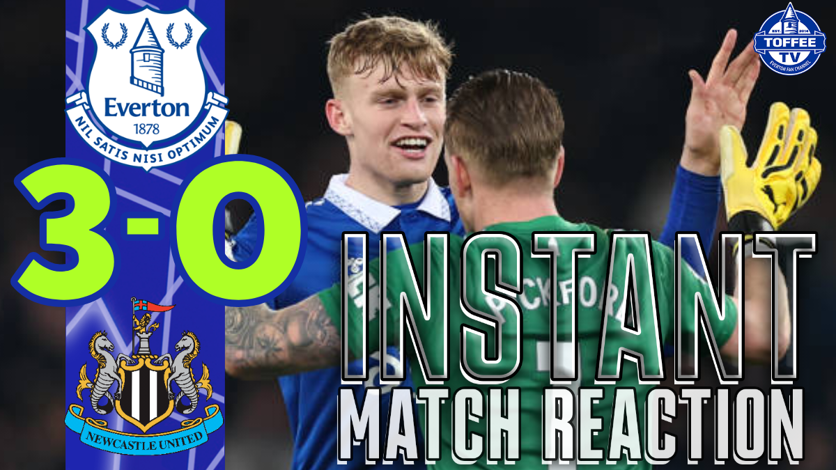Featured image for “VIDEO: Everton 3-0 Newcastle United | Gwladys Street Reaction”