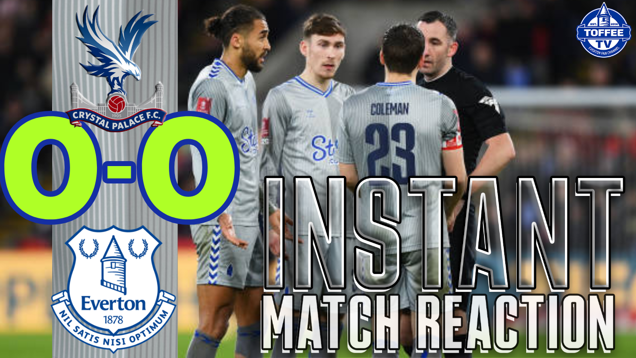 Featured image for “VIDEO: DCL SEES RED |Crystal Palace 0-0 Everton |Instant Match Reaction”