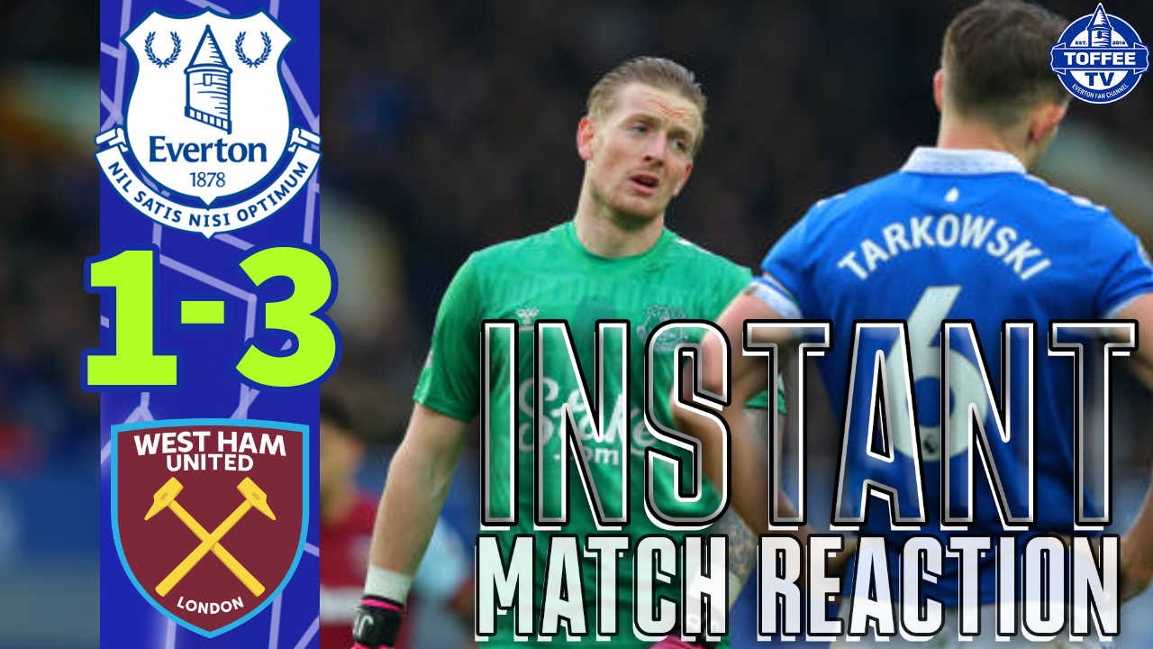 Featured image for “VIDEO: Everton 1-3 West Ham United | Gwladys Street Reaction”